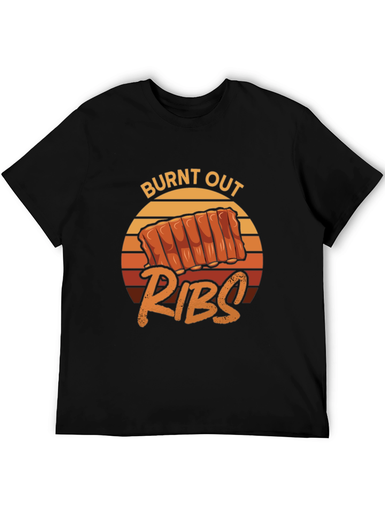 Burnt Out Ribs T-Shirt - BBQ Lovers Tee