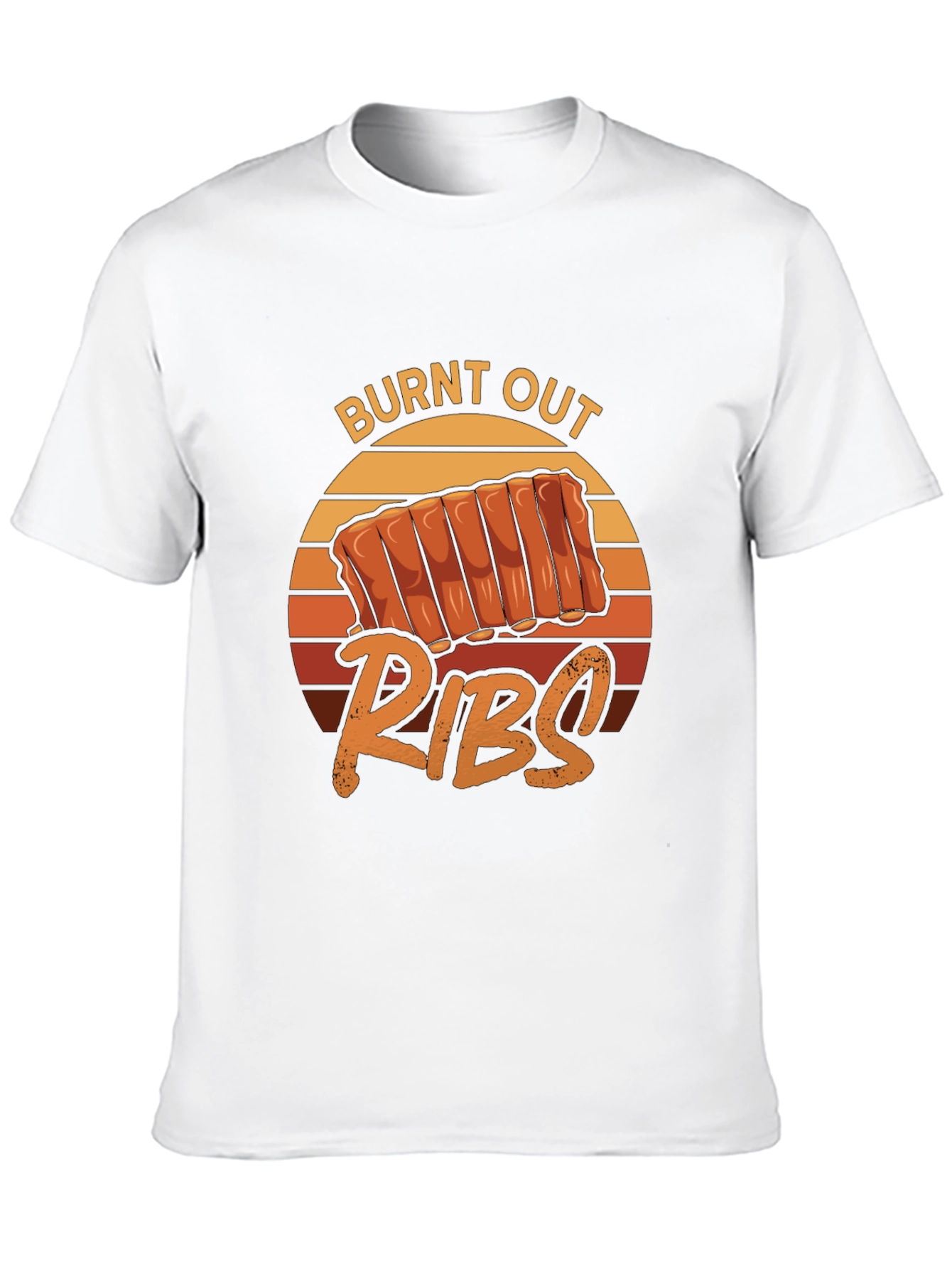 Burnt Out Ribs T-Shirt - BBQ Lovers Tee