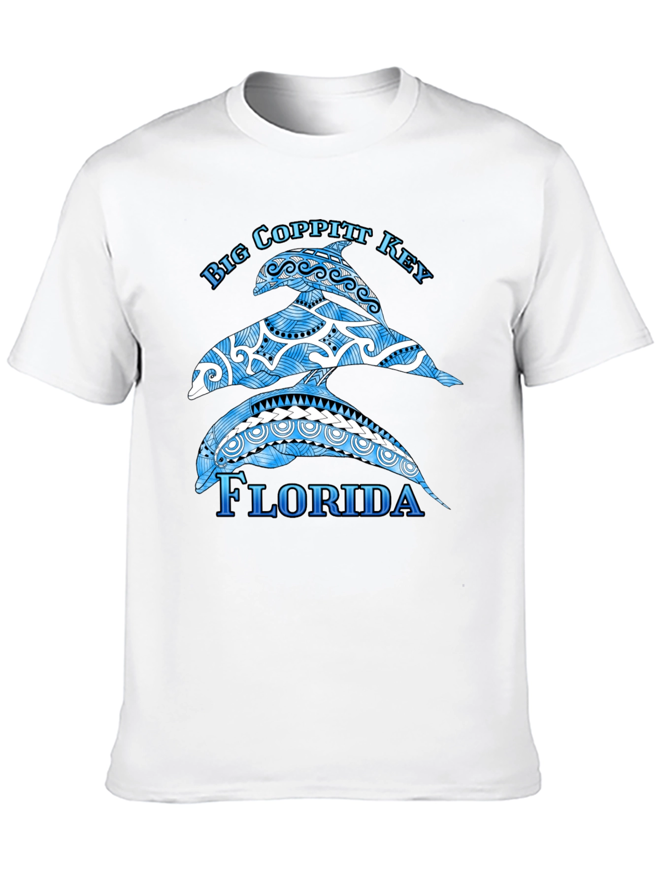 Big Coppitt Key Florida Dolphin T-Shirt