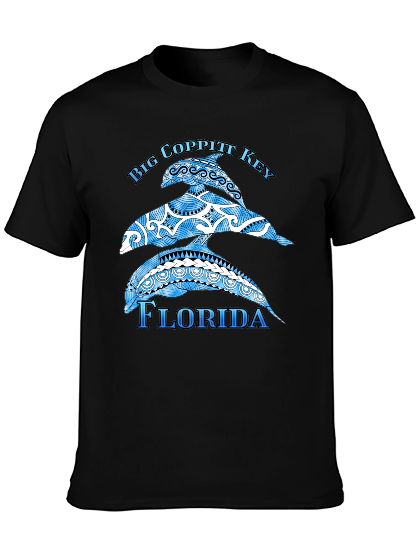Big Coppitt Key Florida Dolphin T-Shirt
