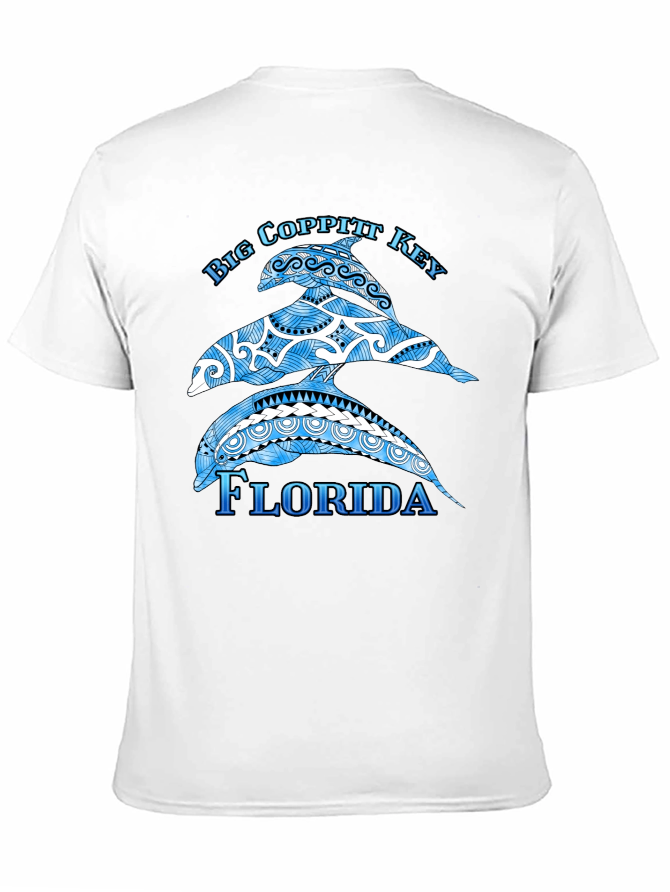 Big Coppitt Key Florida Dolphin T-Shirt