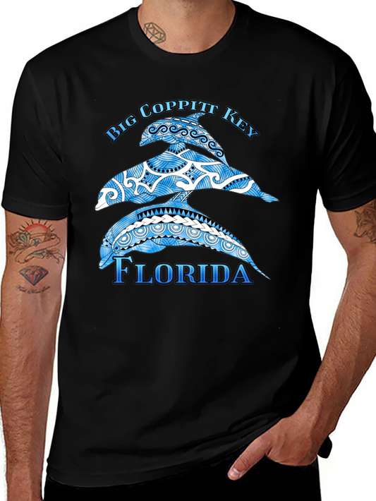 Big Coppitt Key Florida Dolphin T-Shirt