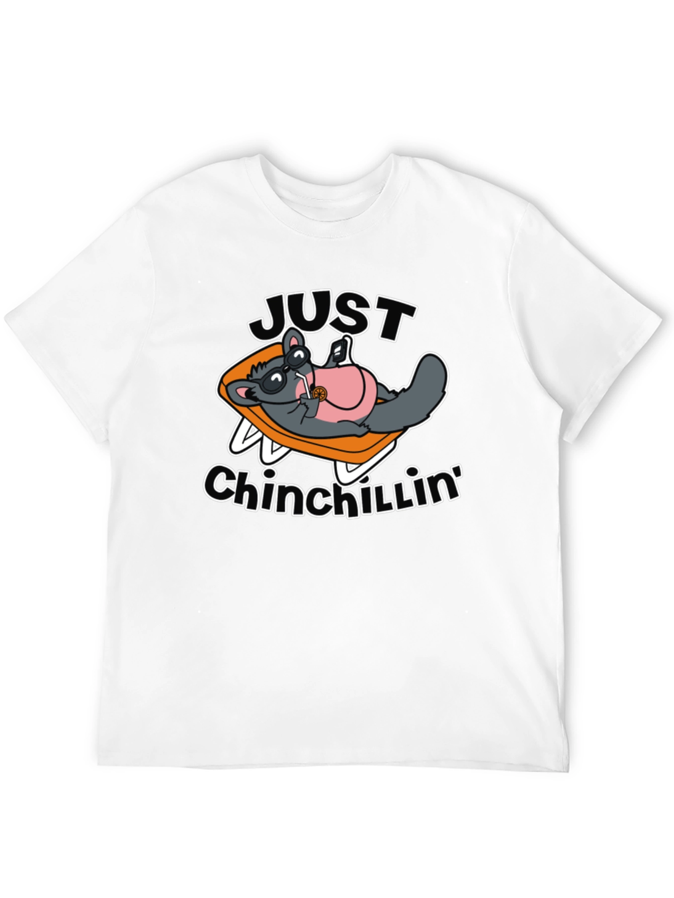 Just Chinchillin T-Shirt: Relaxed Rodent Design