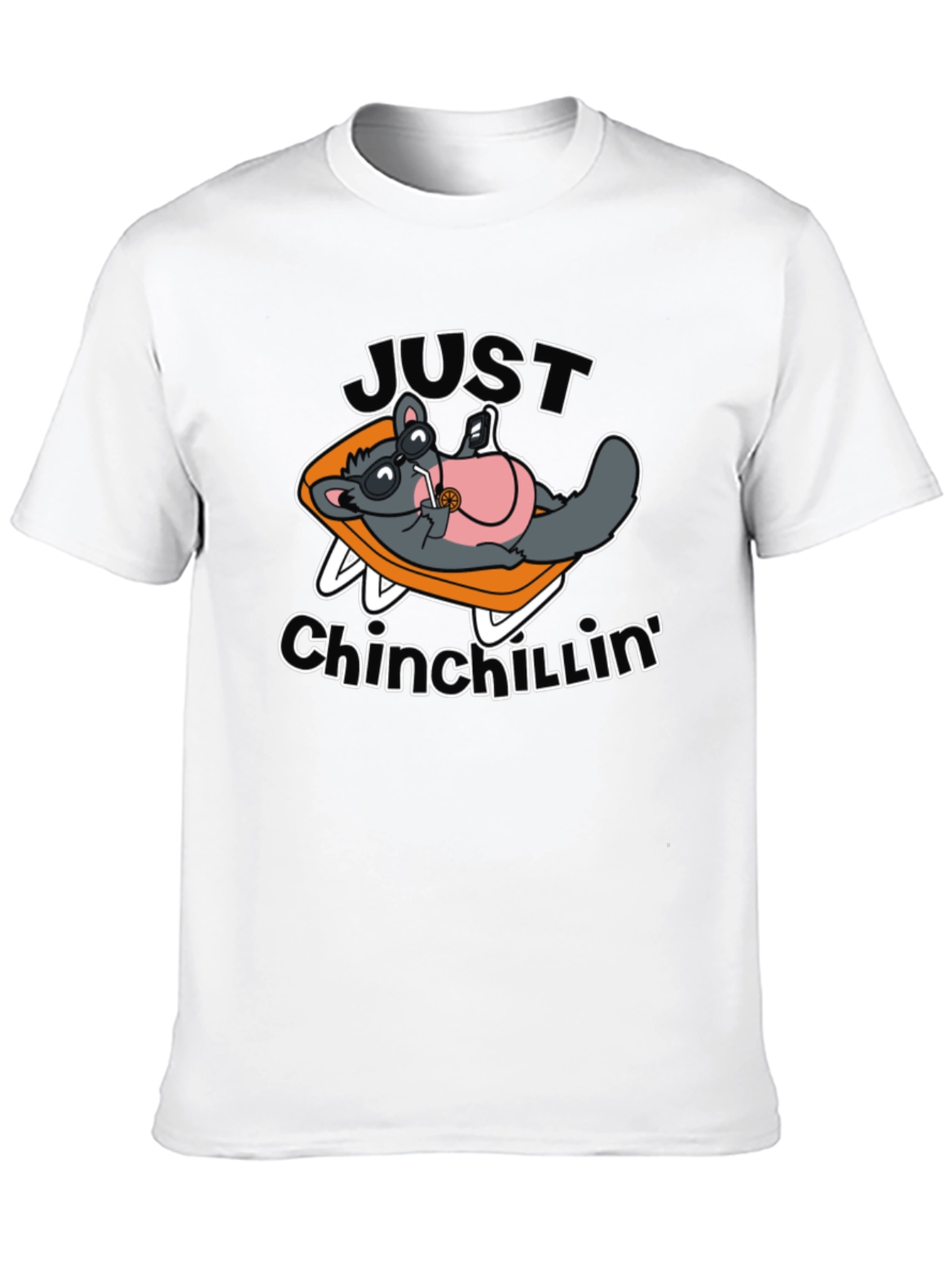 Just Chinchillin T-Shirt: Relaxed Rodent Design
