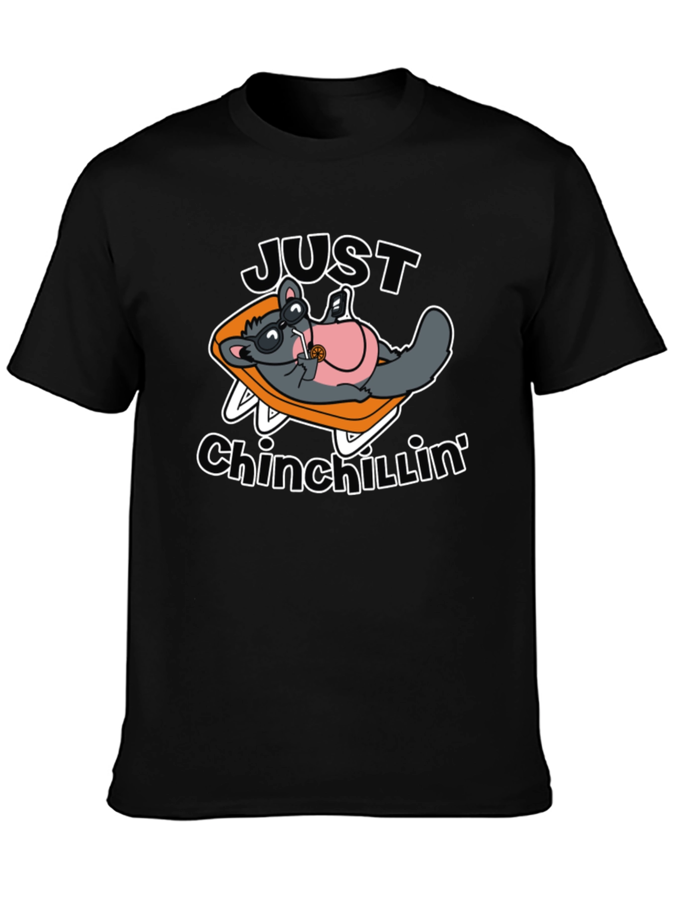 Just Chinchillin T-Shirt: Relaxed Rodent Design