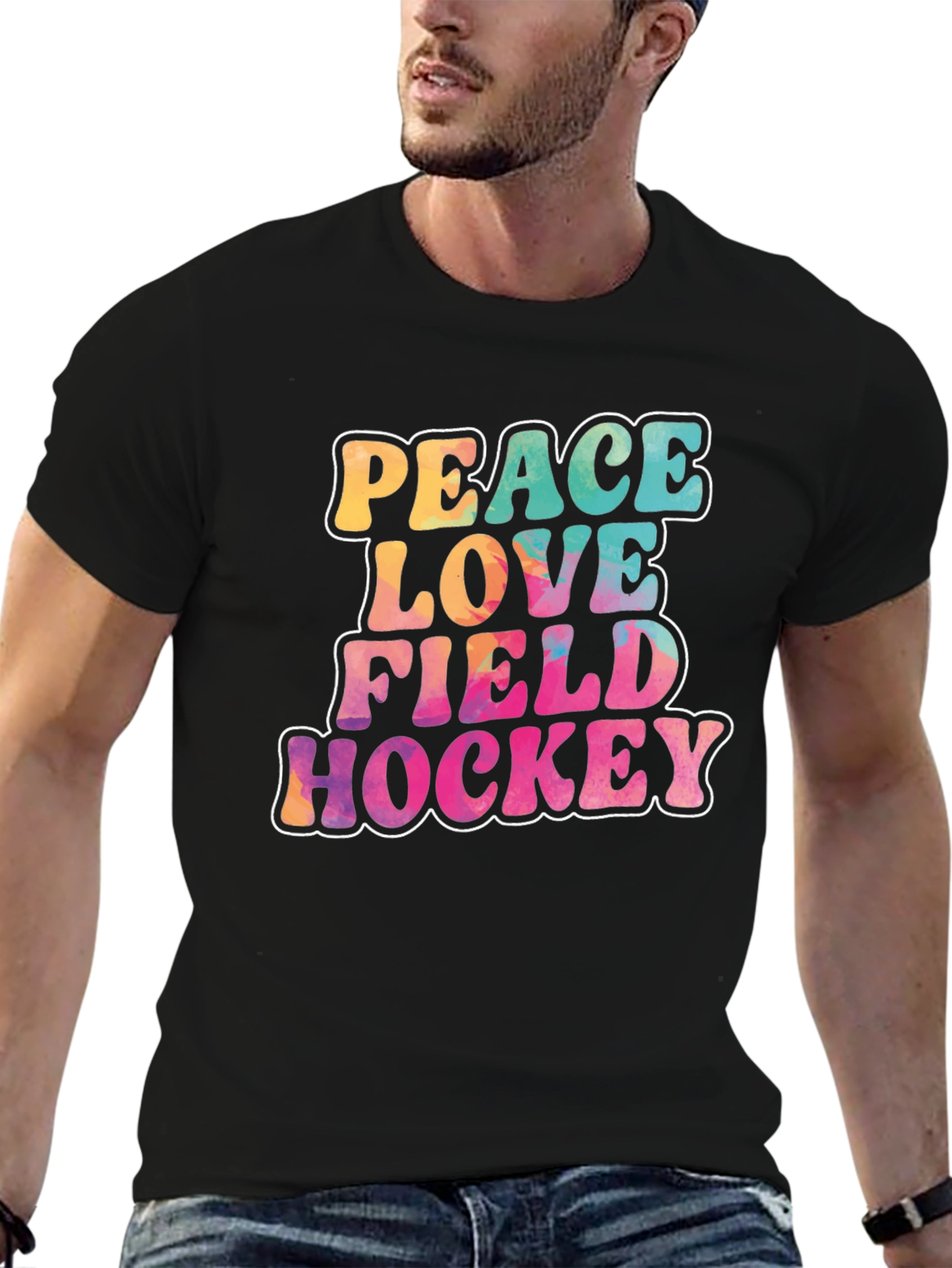 Peace Love Field Hockey T-Shirt