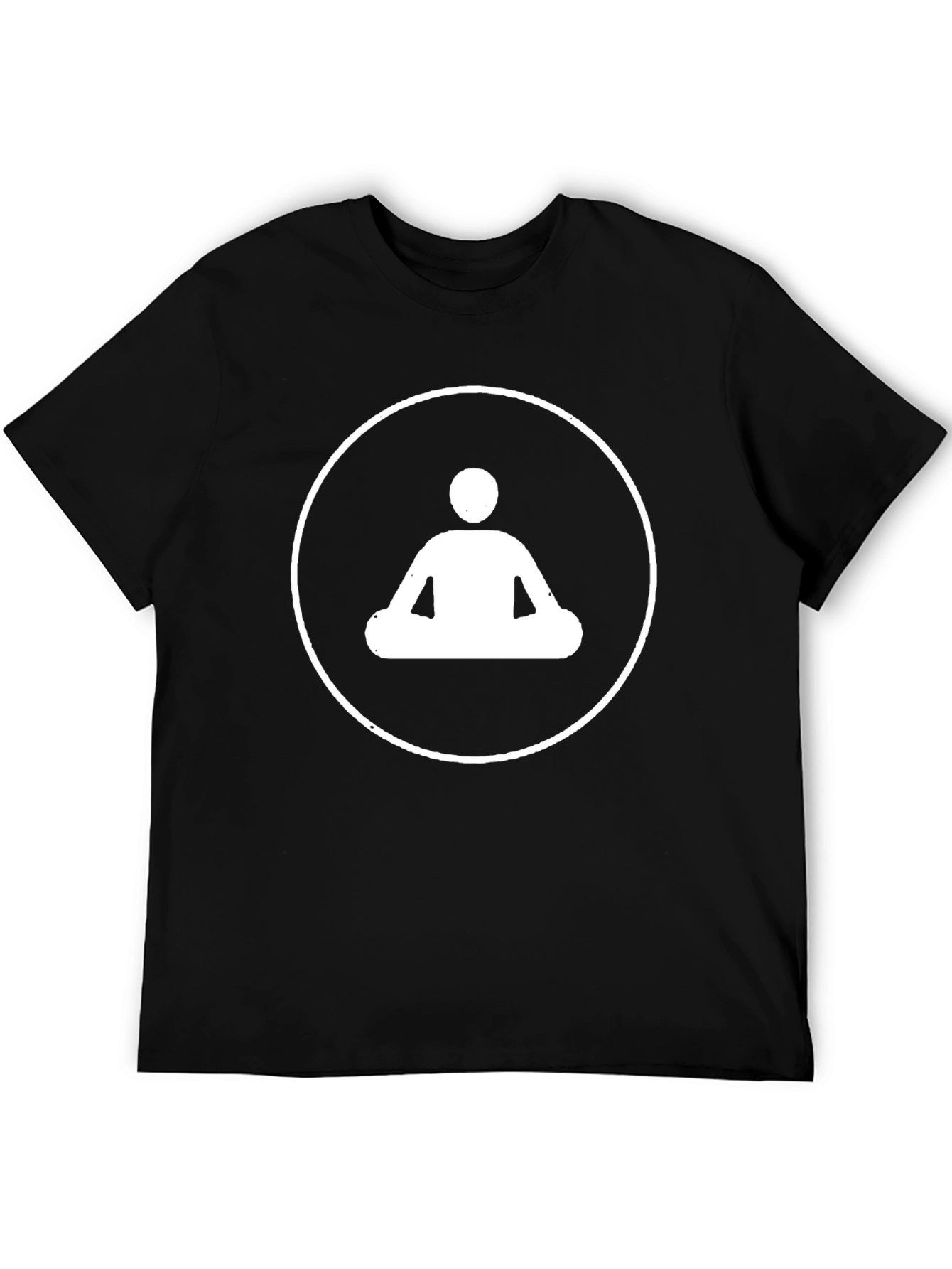 Meditate Black T-Shirt: Find Your Inner Peace