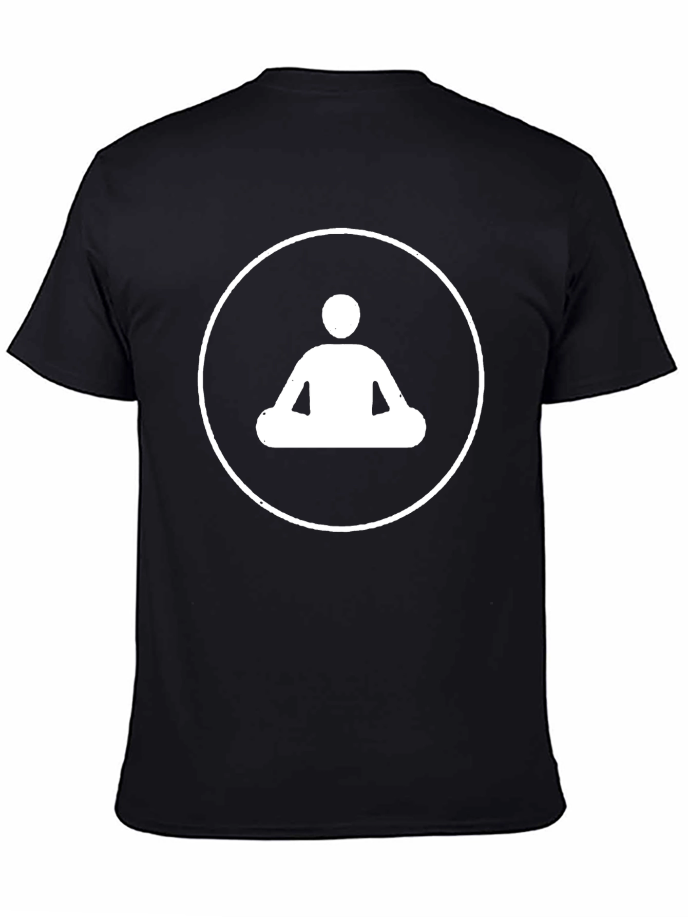Meditate Black T-Shirt: Find Your Inner Peace
