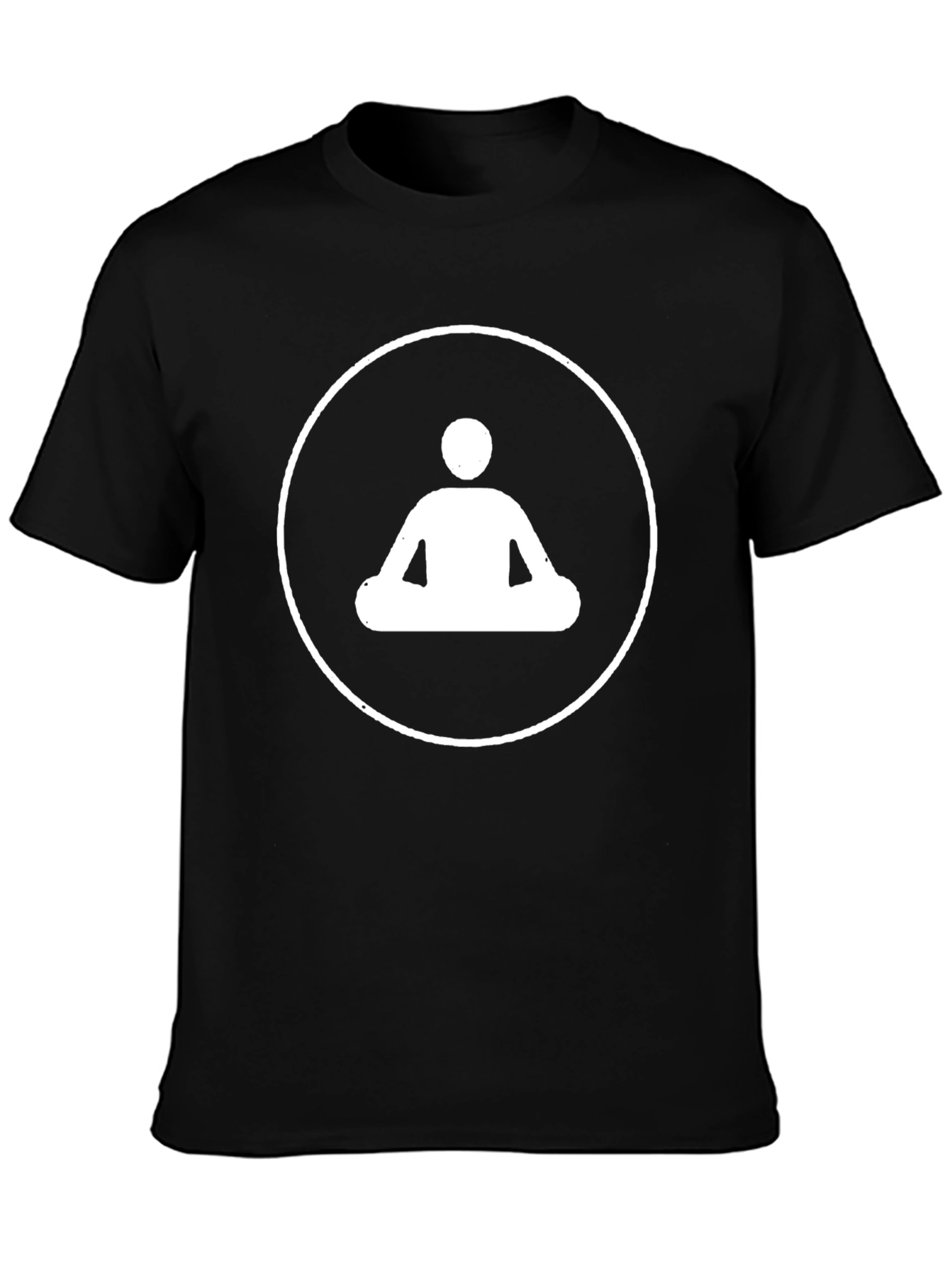 Meditate Black T-Shirt: Find Your Inner Peace