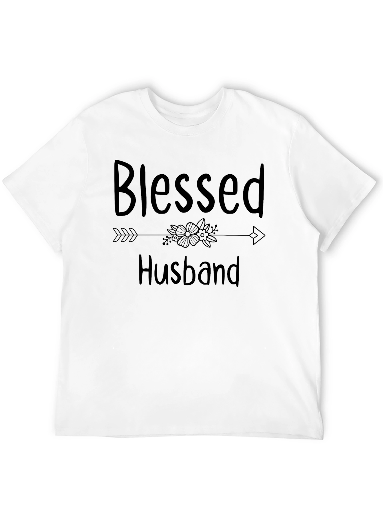 Blessed Husband Graphic Tee - Black