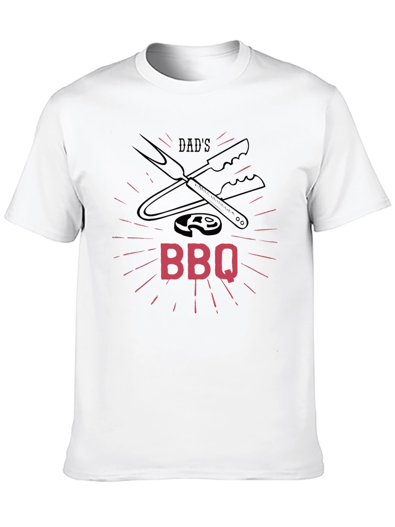 Dads BBQ Graphic T-Shirt - Black