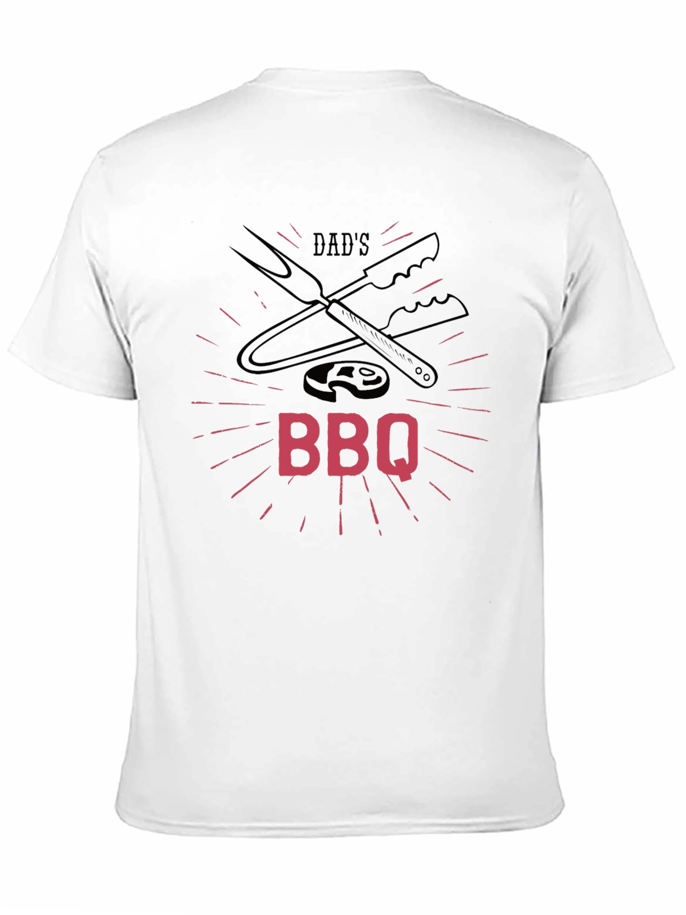 Dads BBQ Graphic T-Shirt - Black