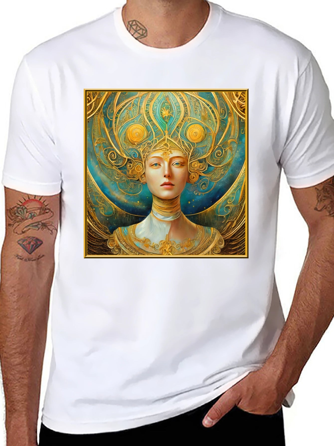 Art Nouveau Woman T-Shirt