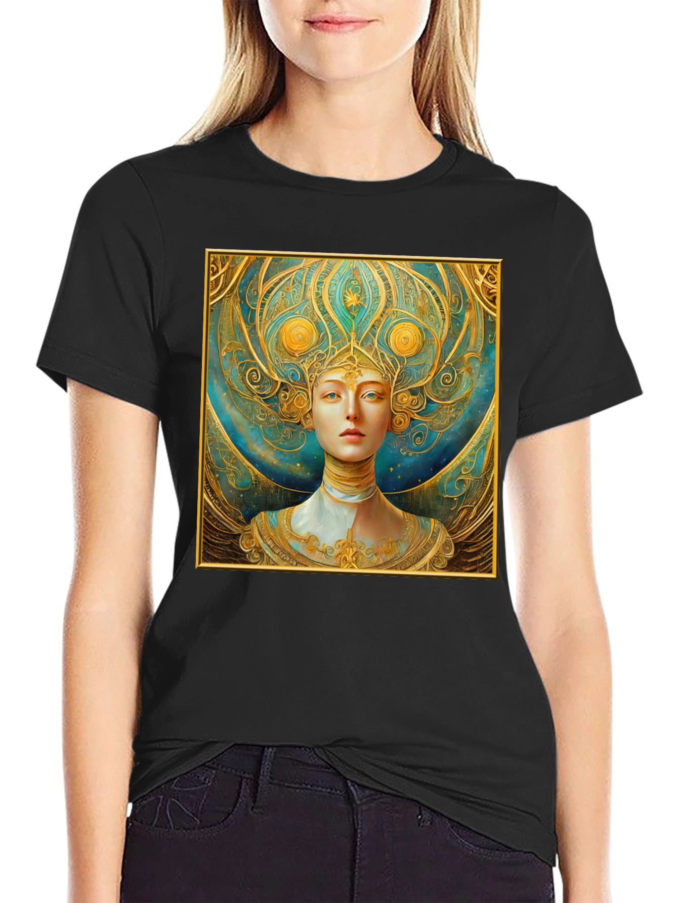 Art Nouveau Woman T-Shirt