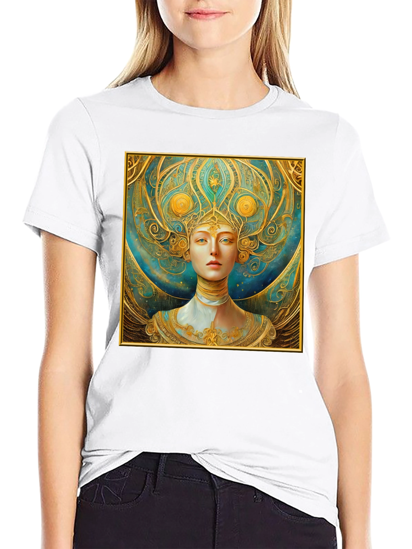 Art Nouveau Woman T-Shirt