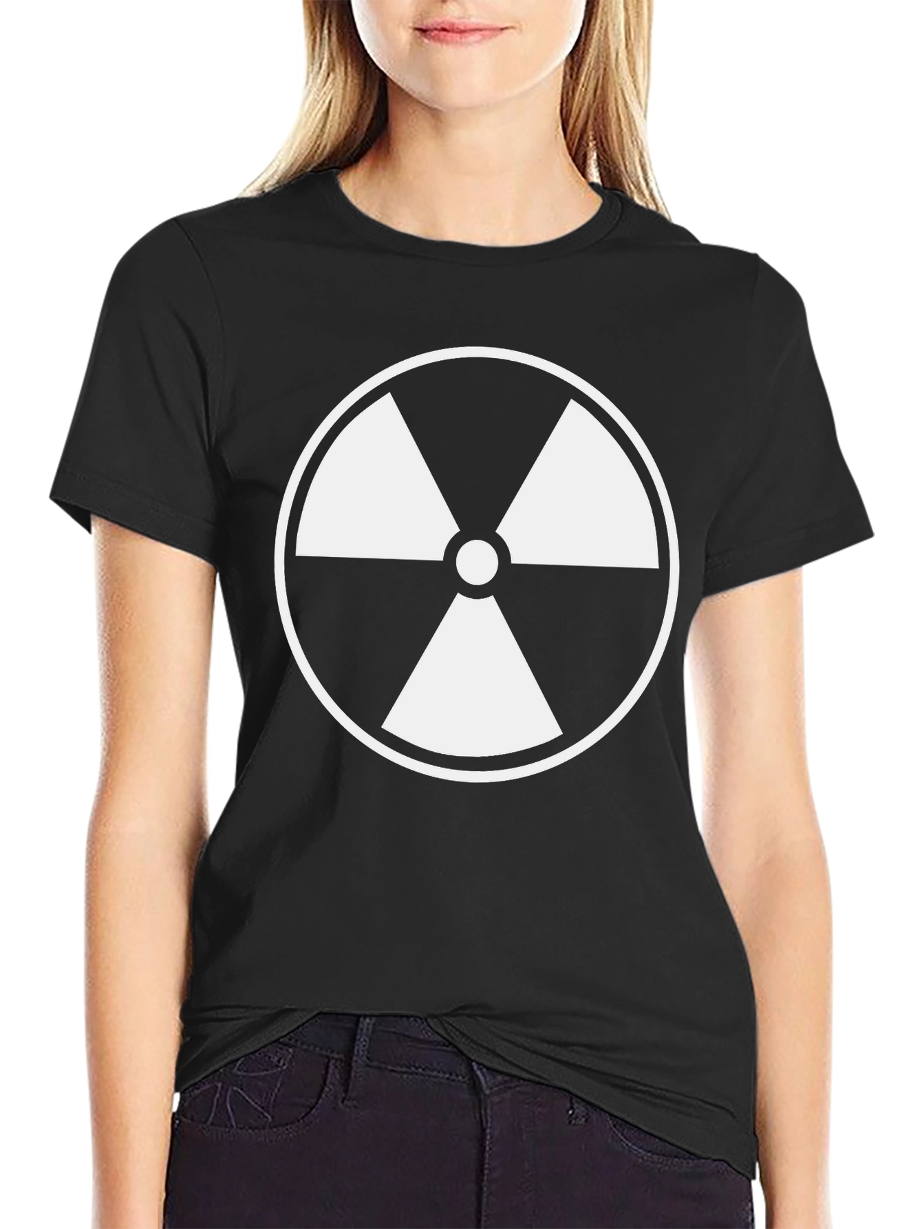 Radioactive Symbol T-Shirt - Black
