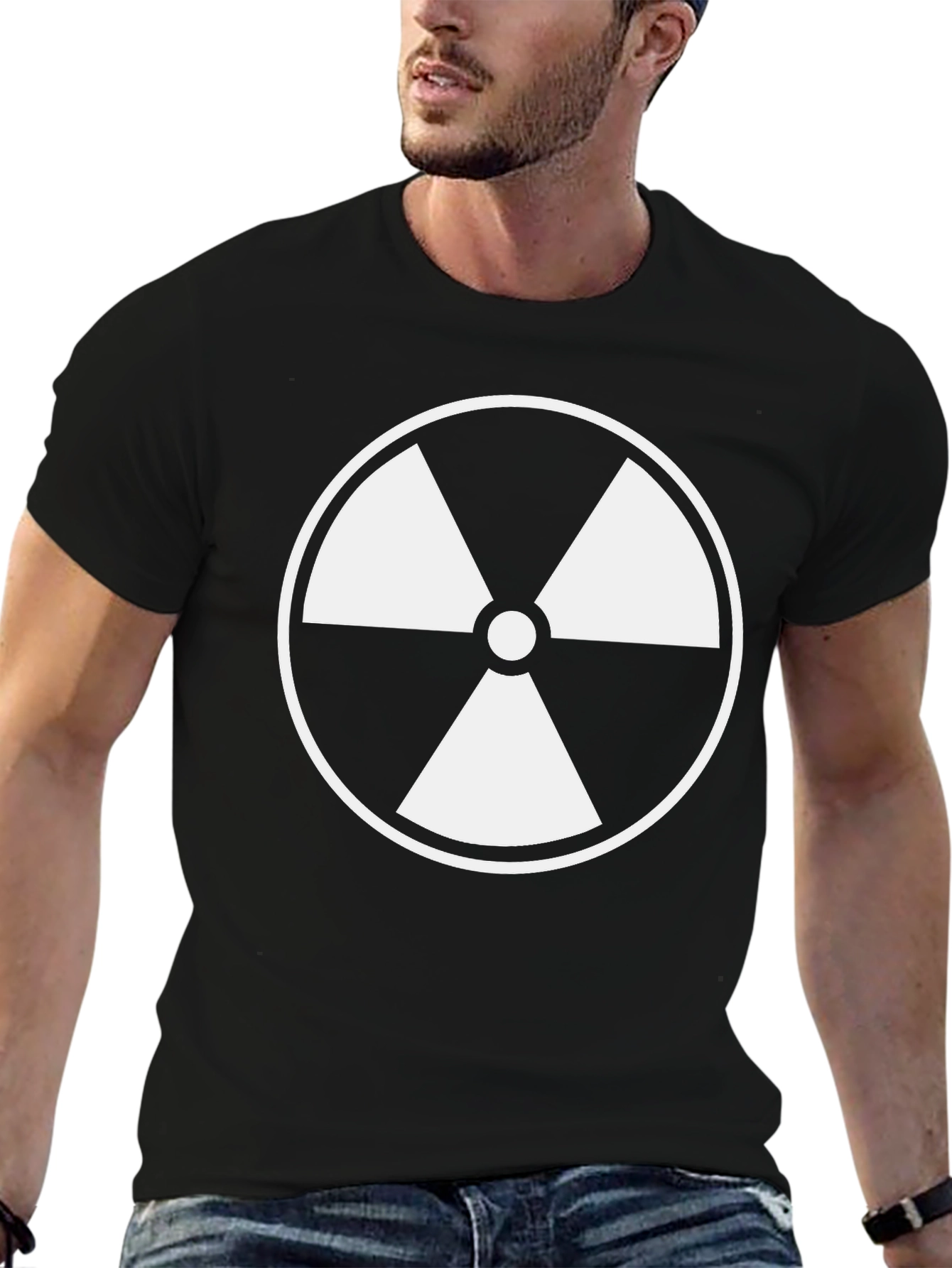 Radioactive Symbol T-Shirt - Black