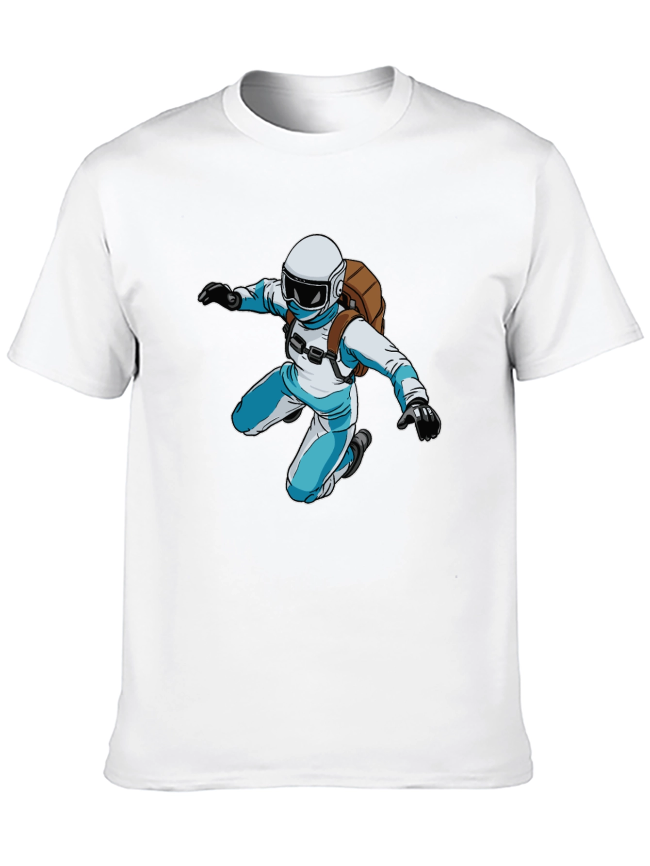 Skydiver Graphic Black T-Shirt