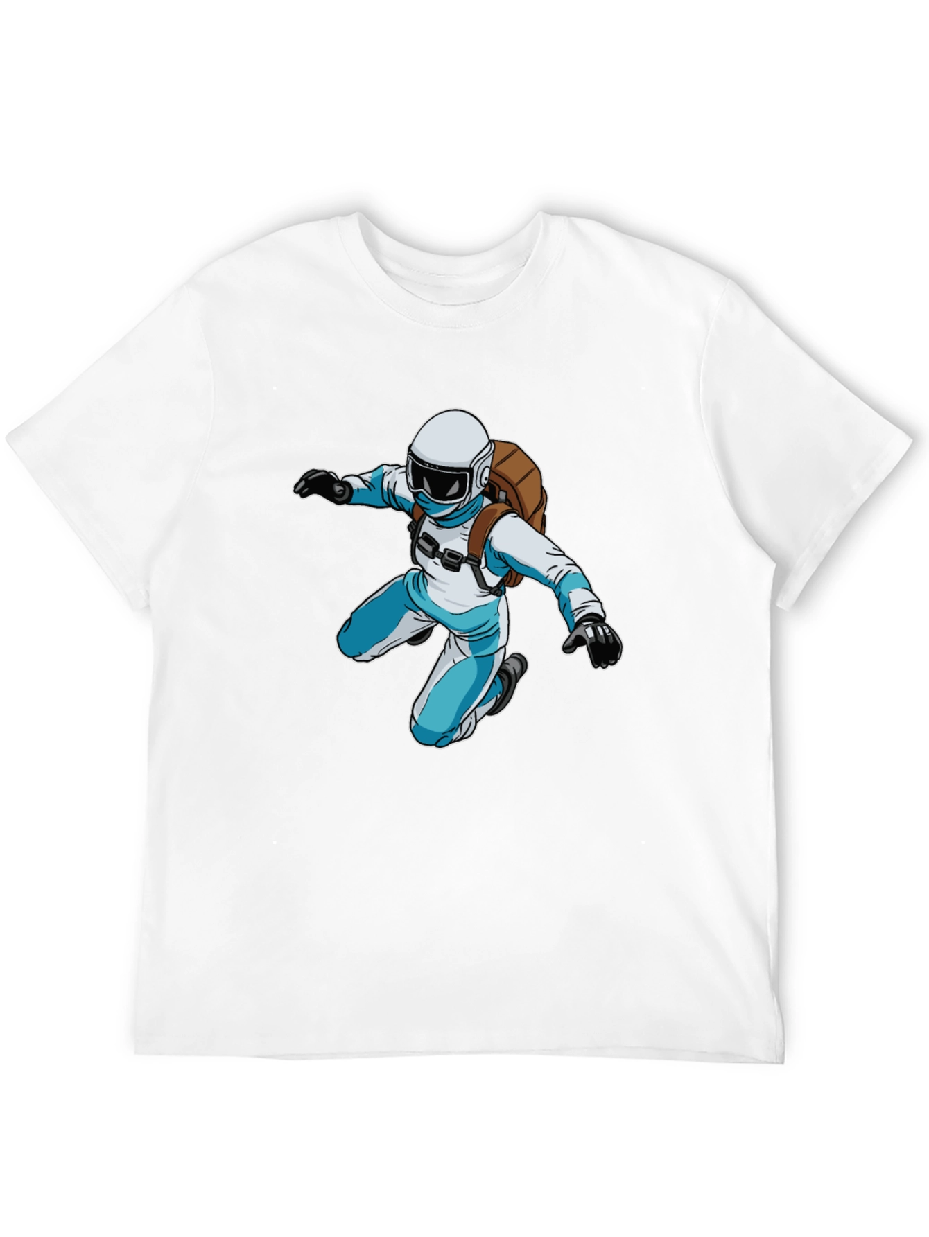 Skydiver Graphic Black T-Shirt