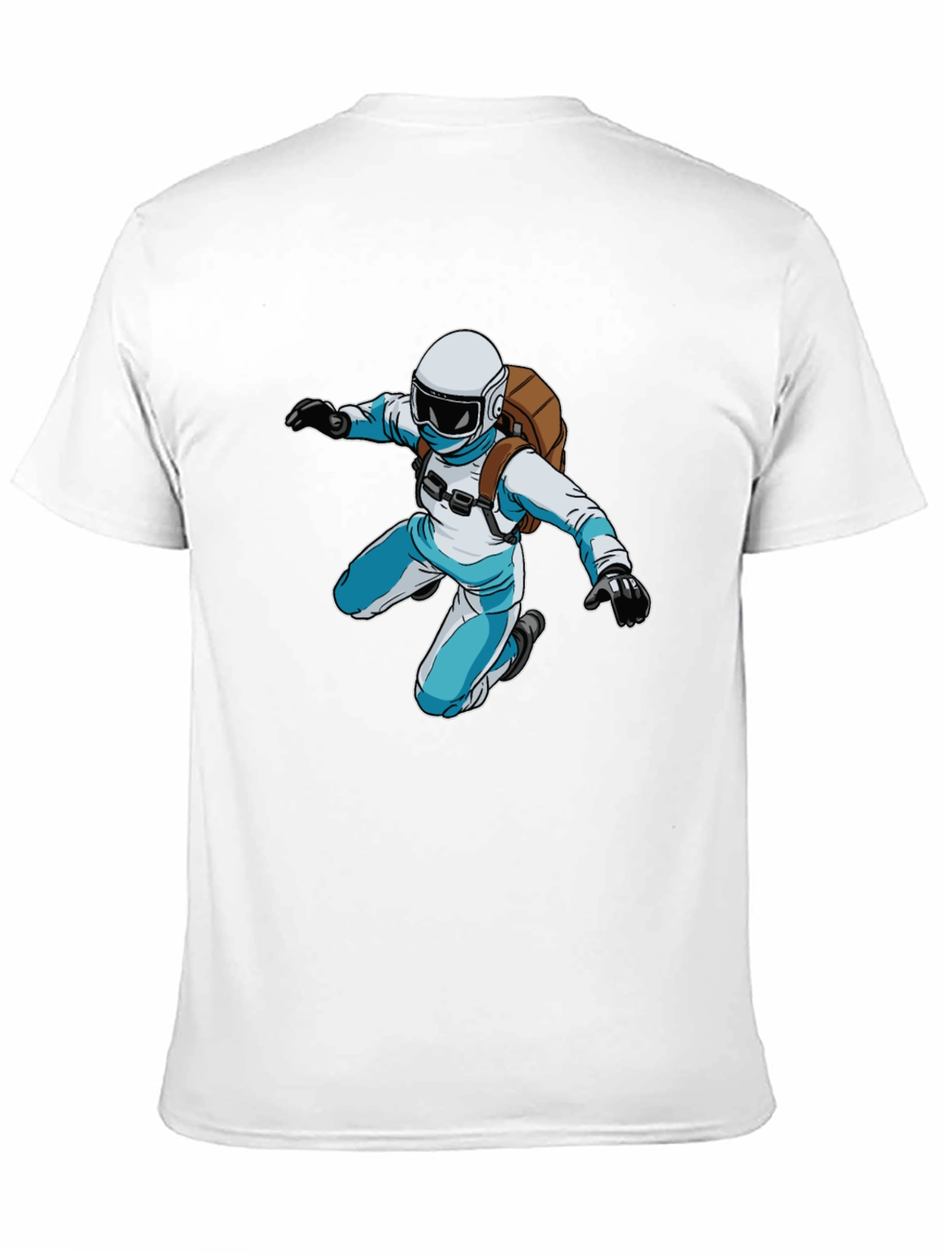 Skydiver Graphic Black T-Shirt