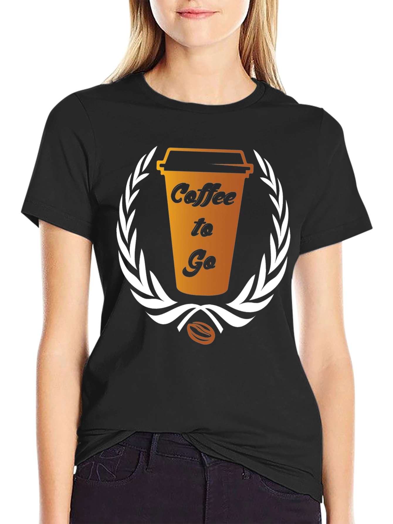 Coffee To Go Graphic Tee - Black Unisex T-Shirt