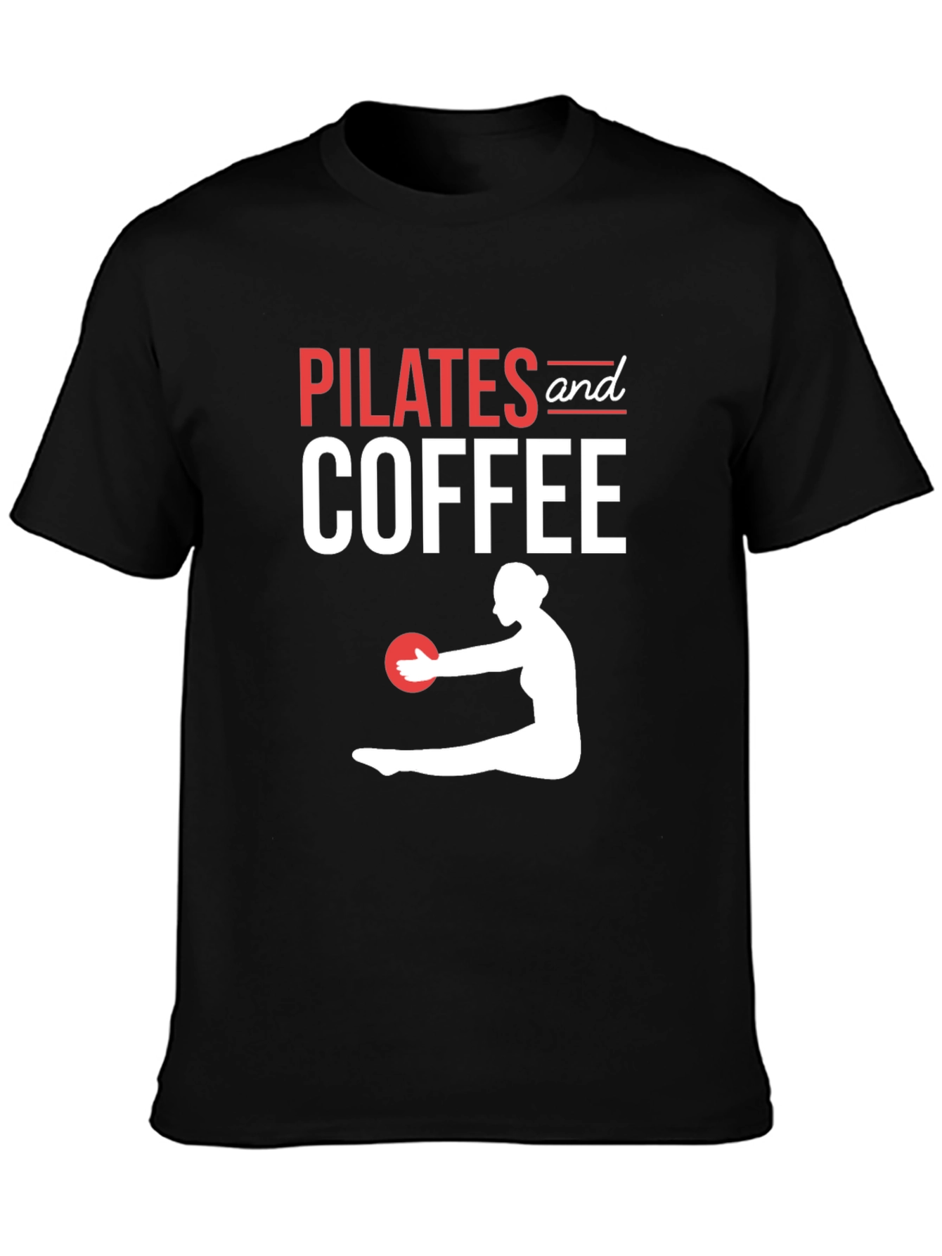 Pilates and Coffee Graphic T-Shirt
