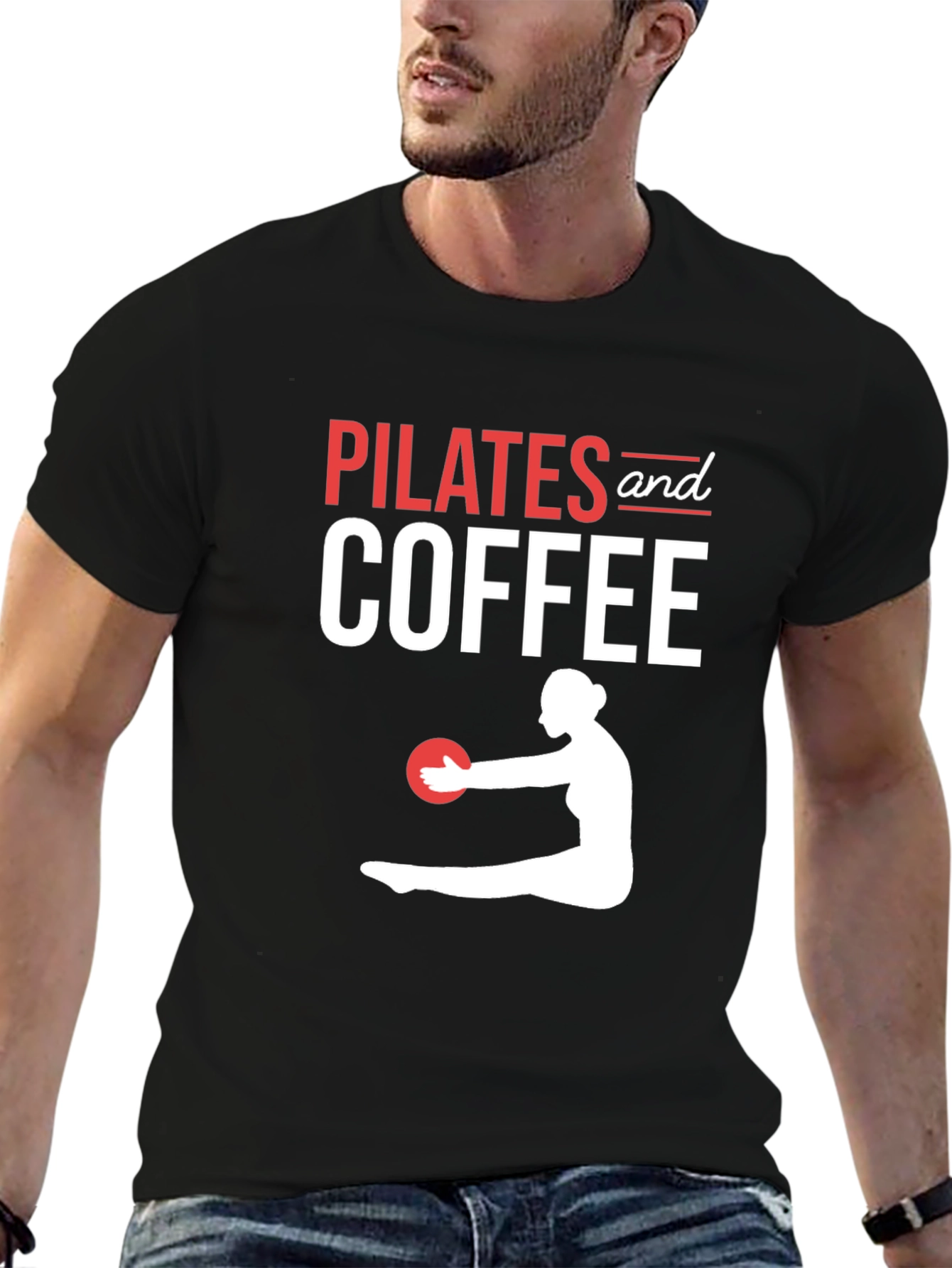 Pilates and Coffee Graphic T-Shirt