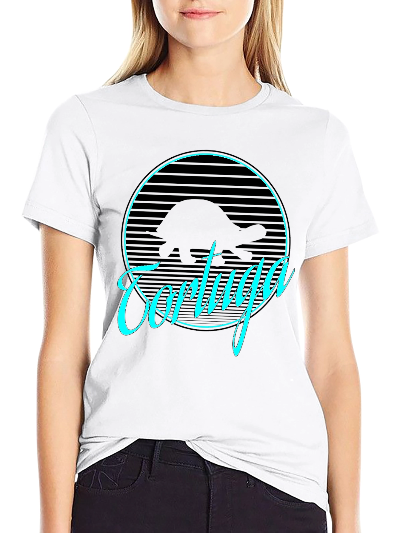 Tortuga Graphic Tee - Retro Turtle Design