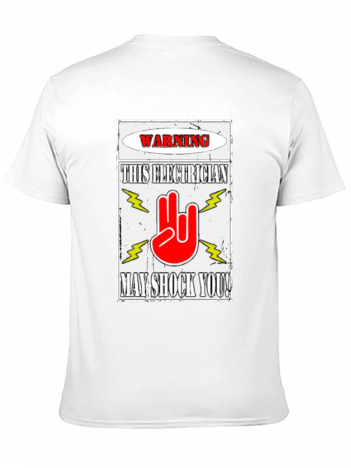 Electrician Warning T-Shirt - May Shock You