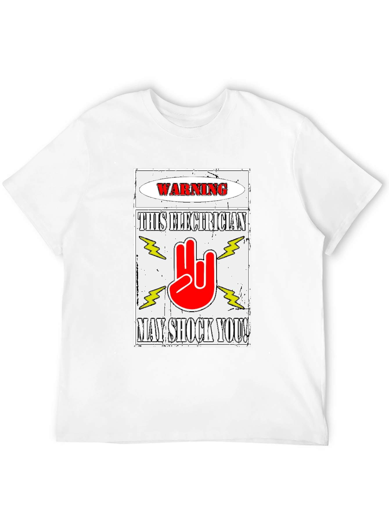 Electrician Warning T-Shirt - May Shock You