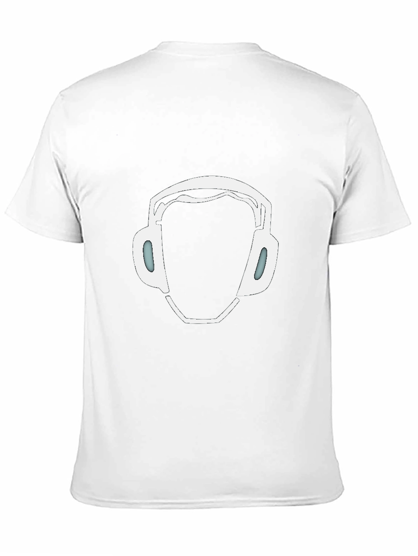 Cool Headphone Graphic Tee - Black Casual Style