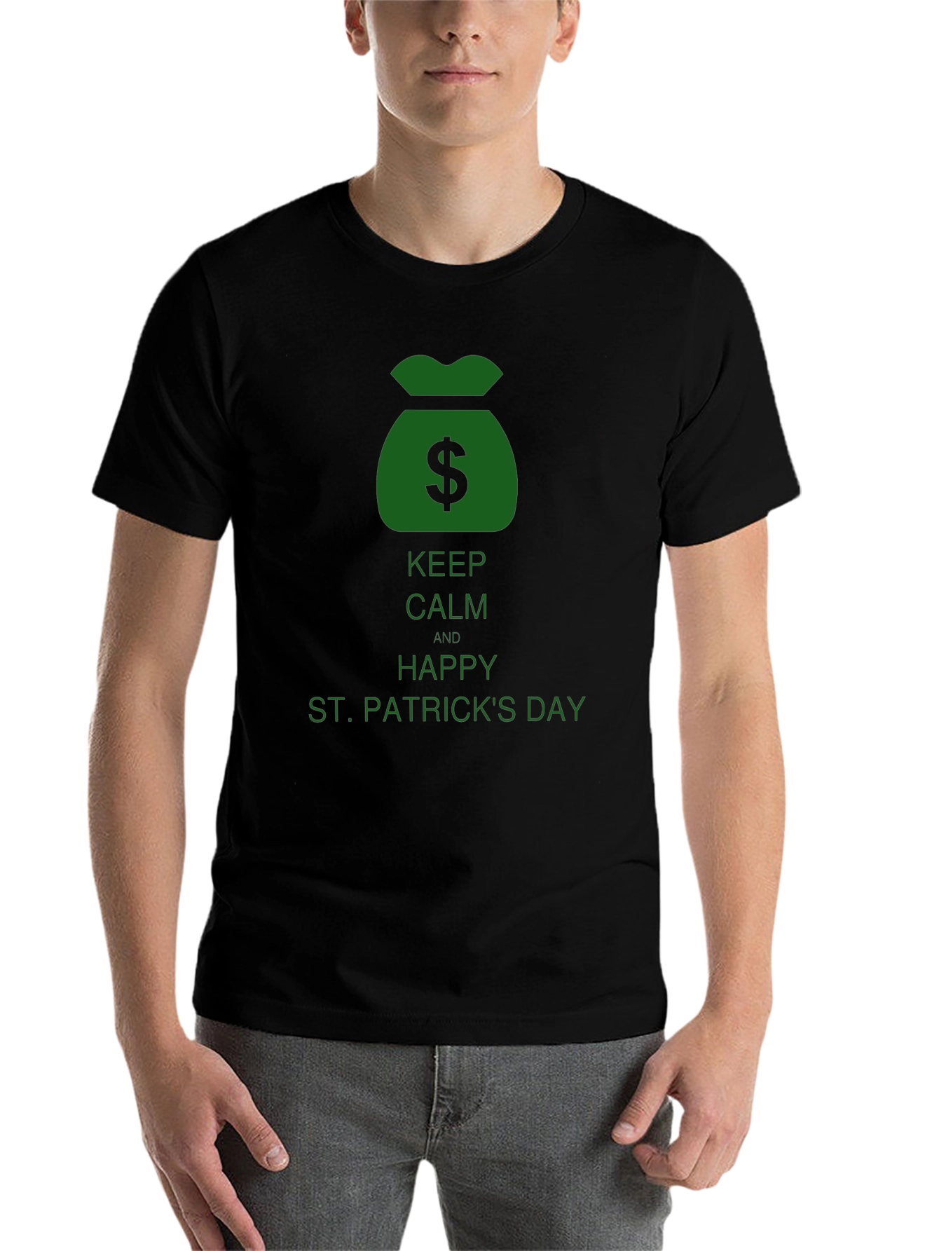 St. Patricks Day Black T-Shirt