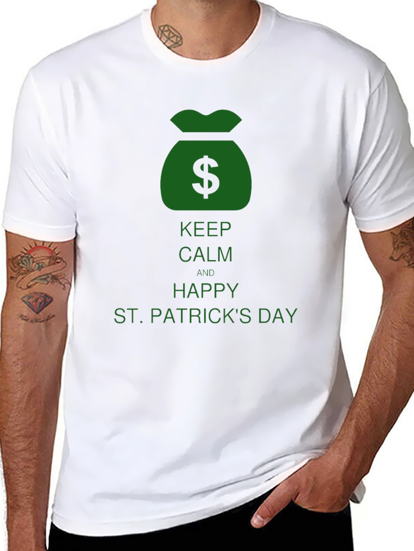St. Patricks Day Black T-Shirt