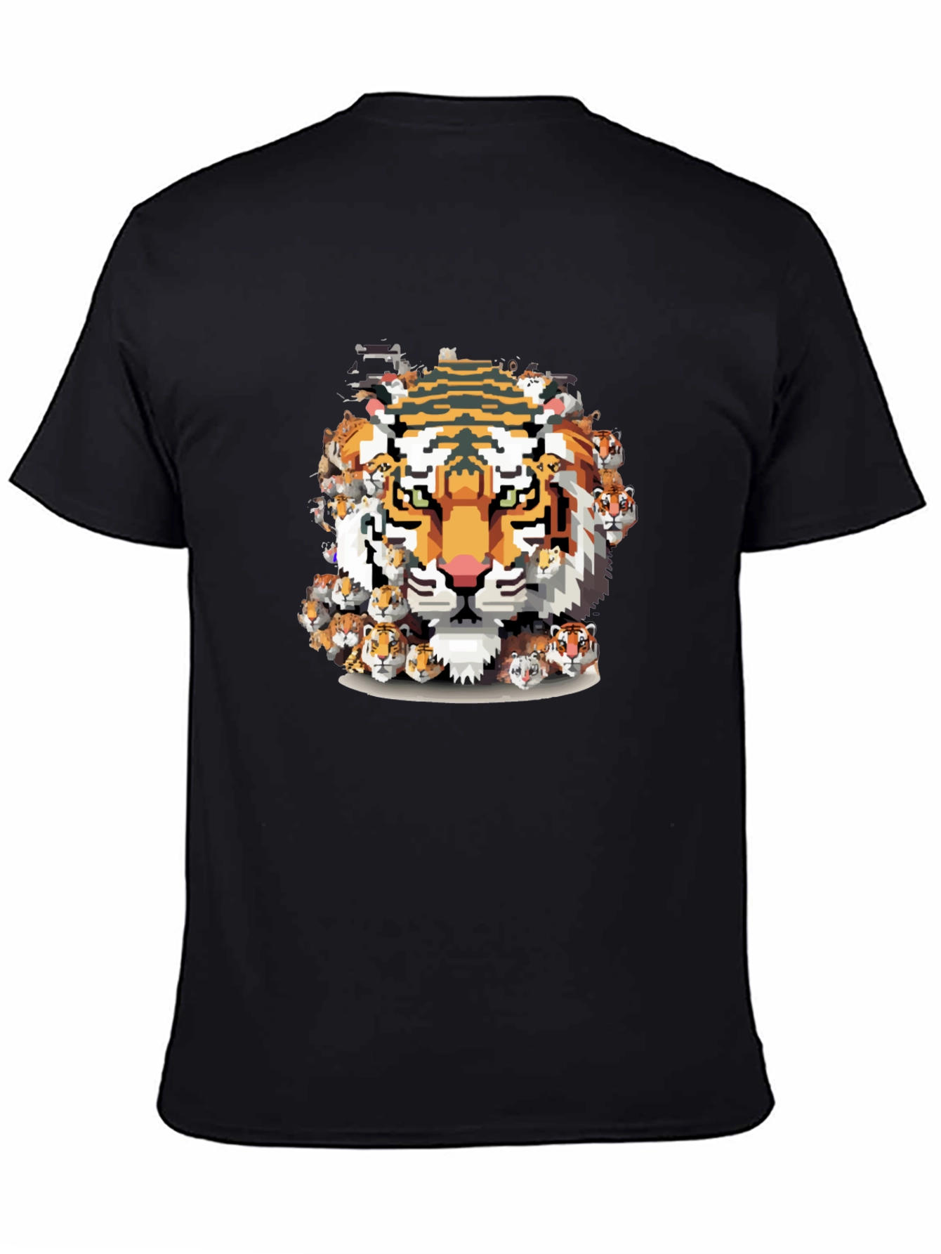 Pixel Tiger Graphic Tee - Cool & Unique Design