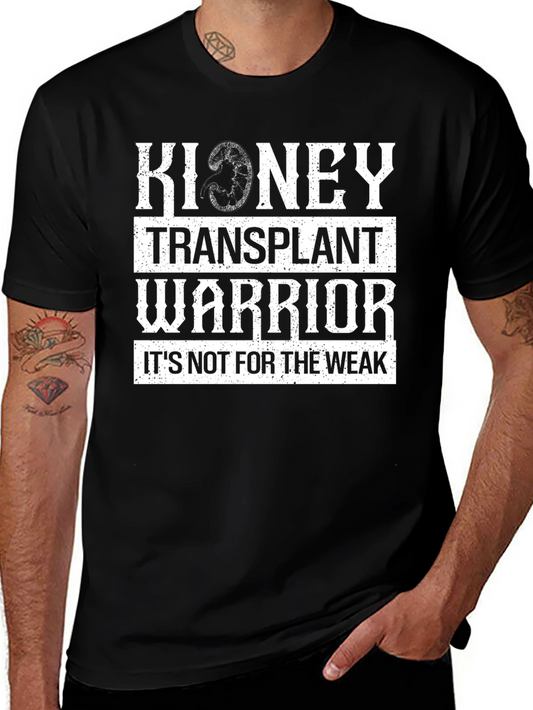 Kidney Transplant Warrior Graphic T-Shirt