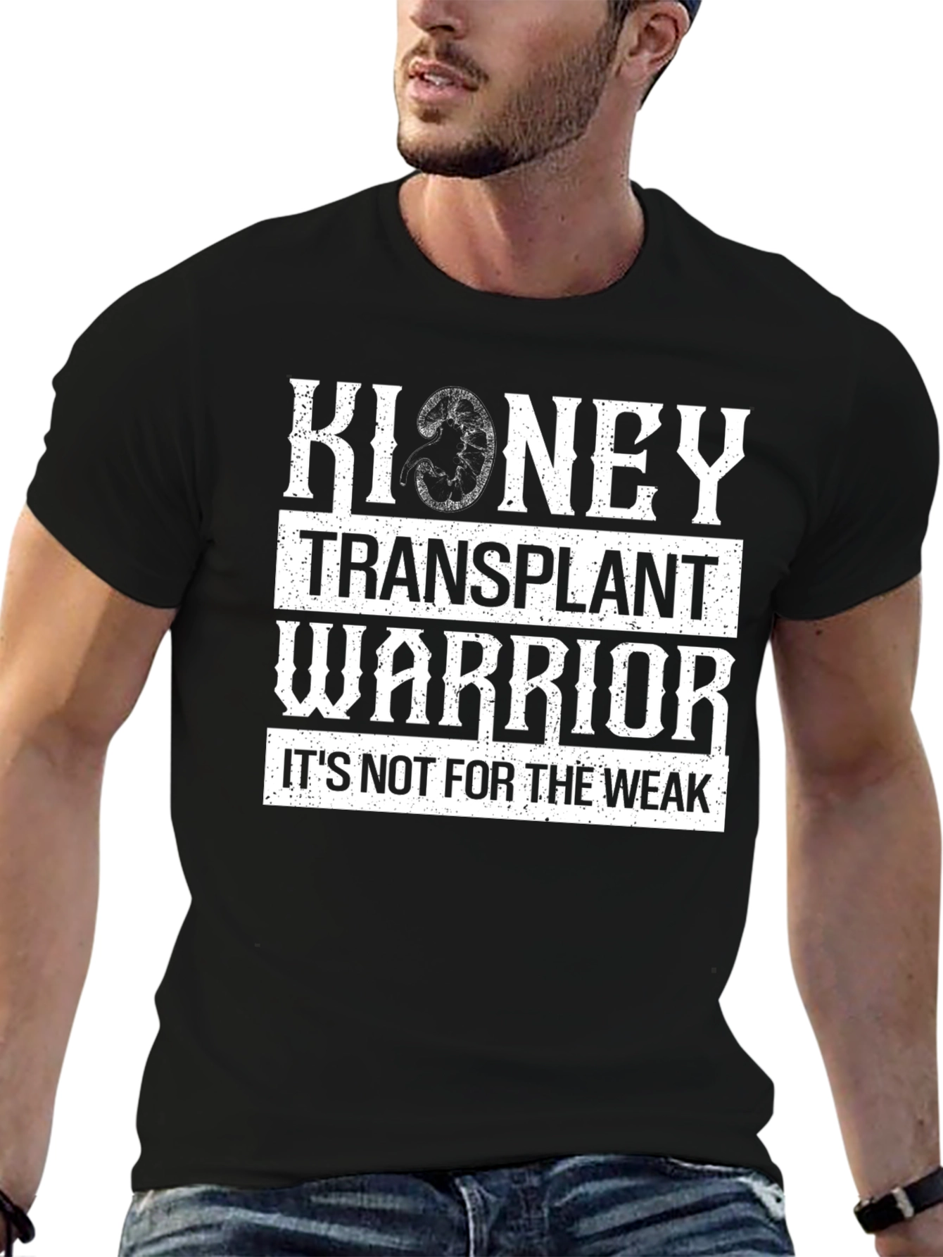 Kidney Transplant Warrior Graphic T-Shirt
