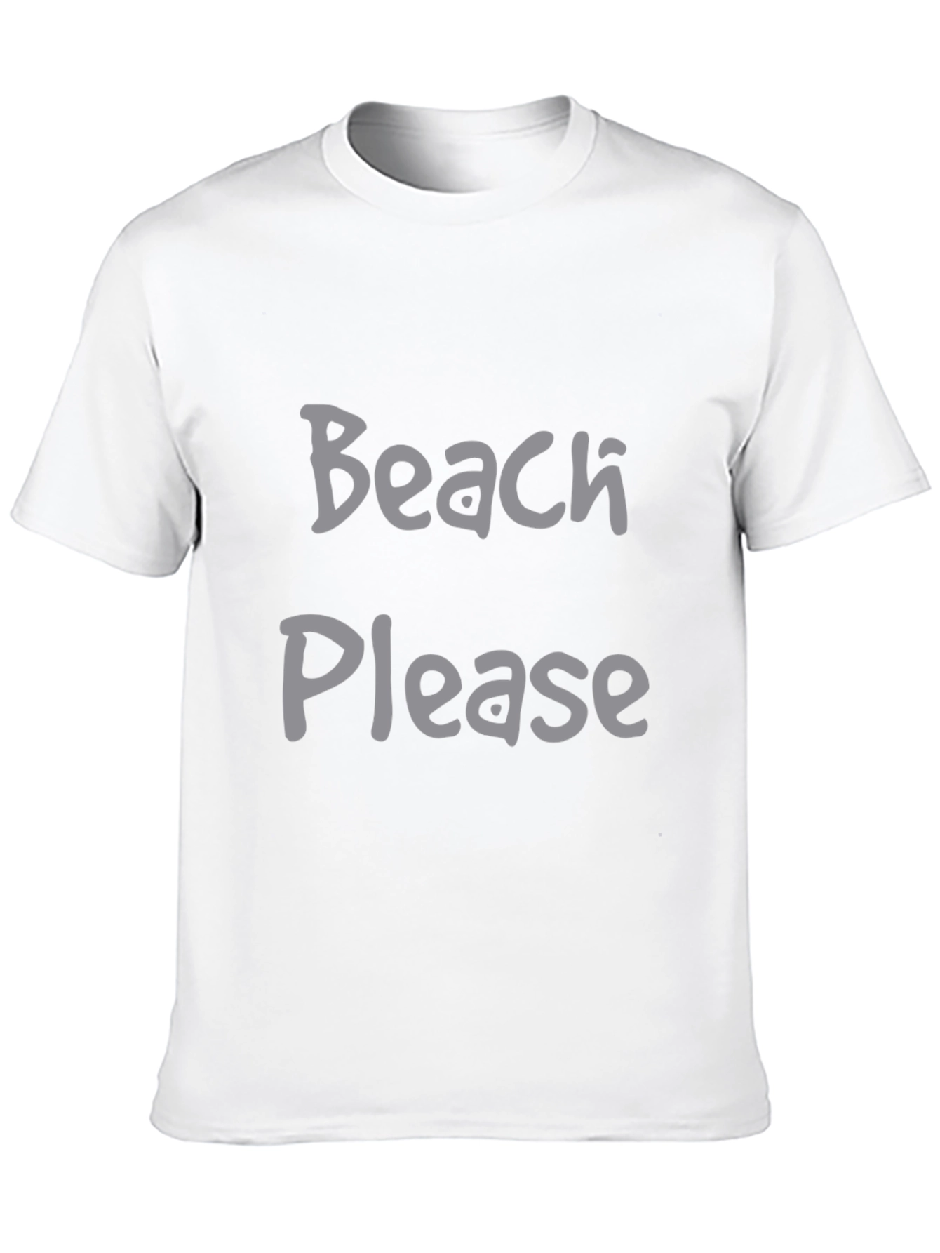 Beach Please Black Graphic Tee