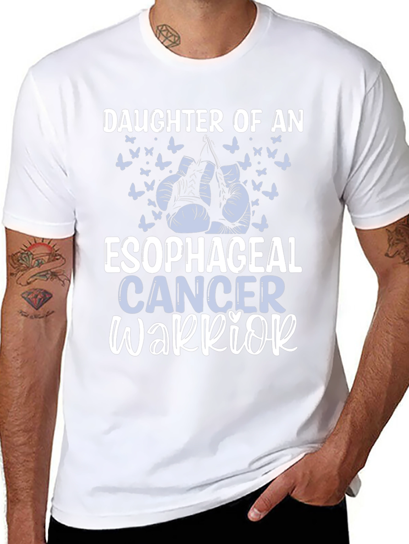 Esophageal Cancer Warrior Daughter T-Shirt