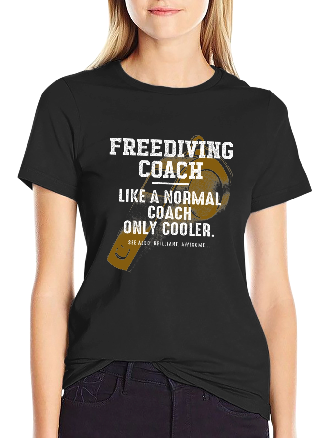 Freediving Coach T-Shirt - Cool Coach Tee