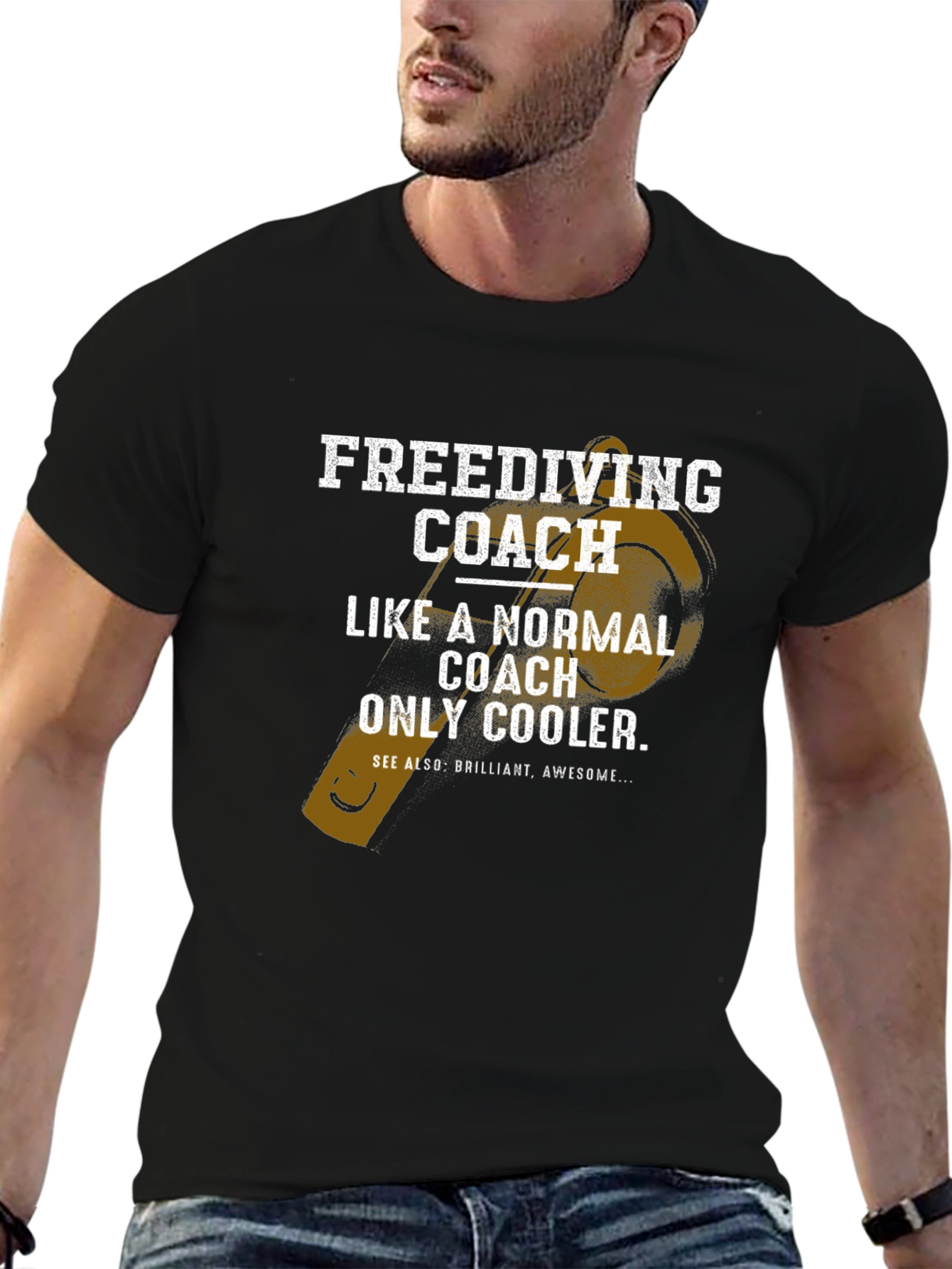 Freediving Coach T-Shirt - Cool Coach Tee