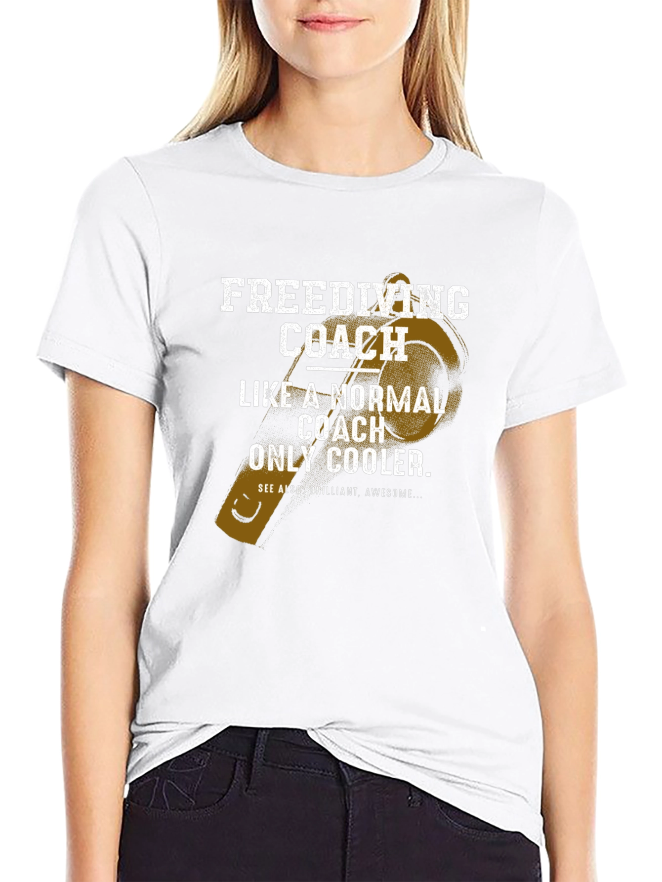 Freediving Coach T-Shirt - Cool Coach Tee