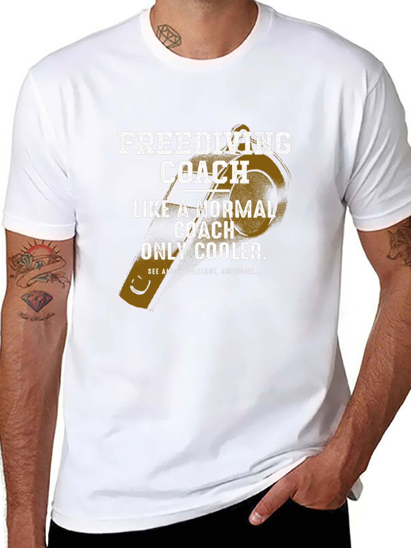 Freediving Coach T-Shirt - Cool Coach Tee