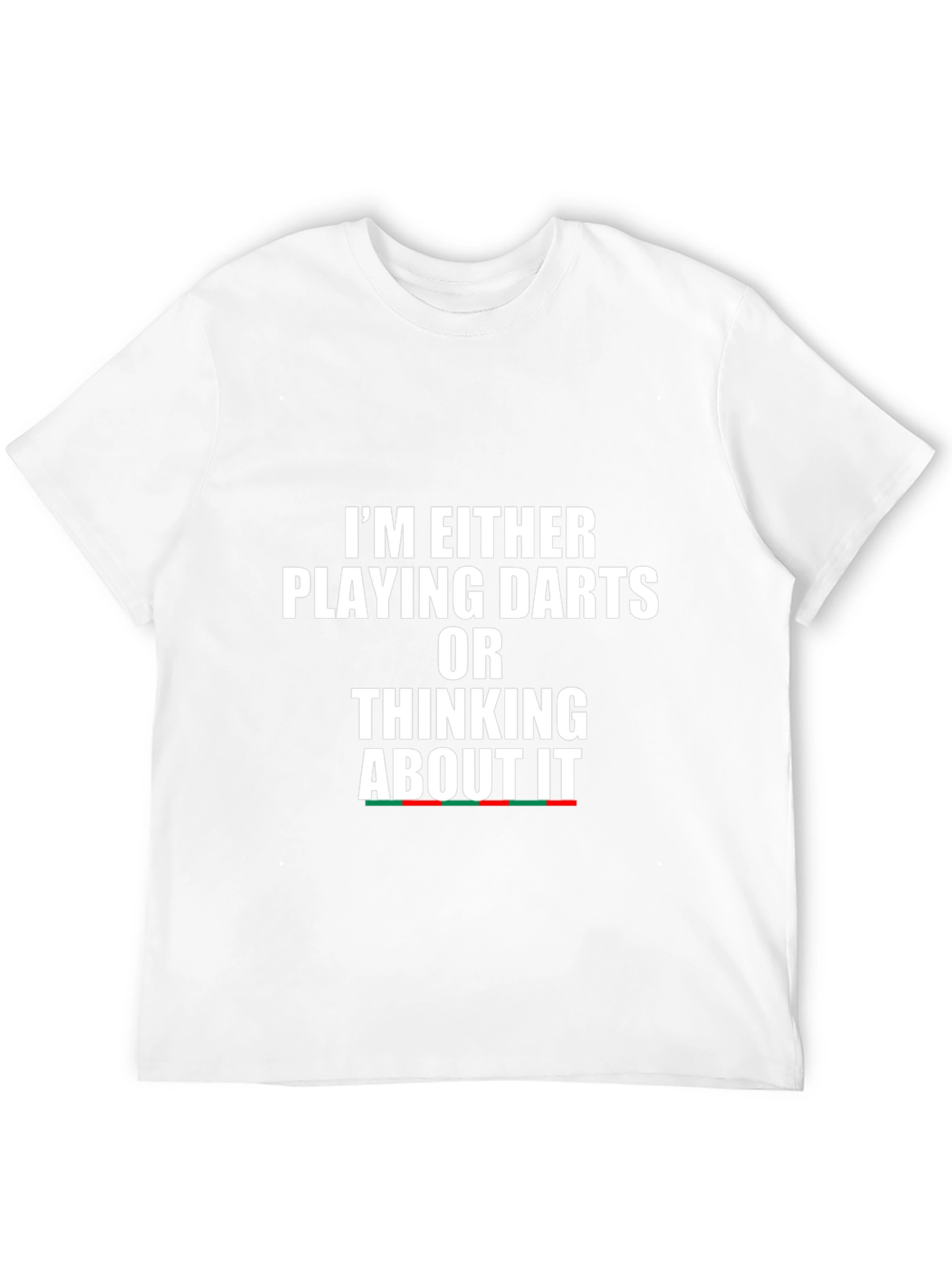 Darts Player Black Graphic Tee