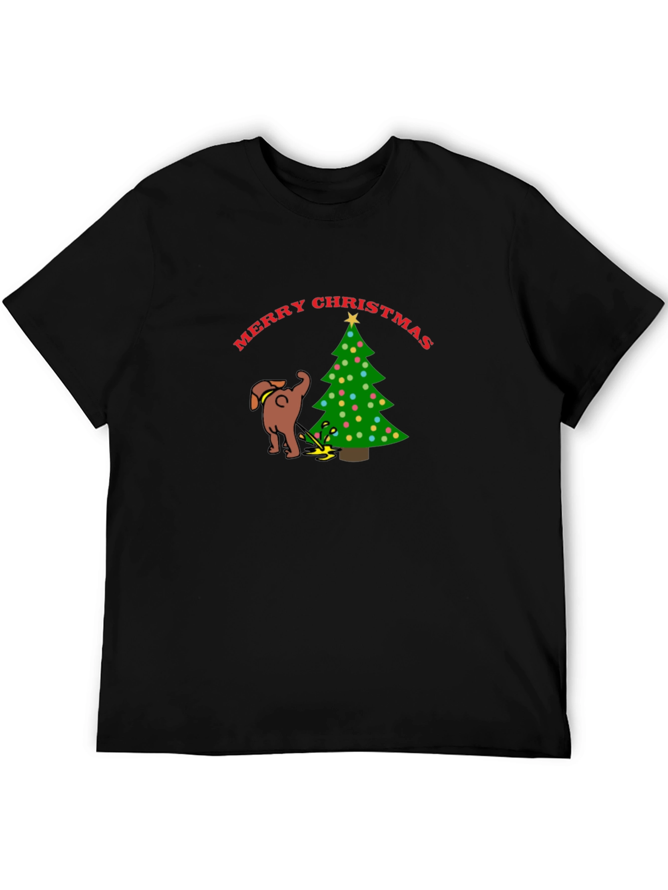 Merry Christmas Dog Humor T-Shirt