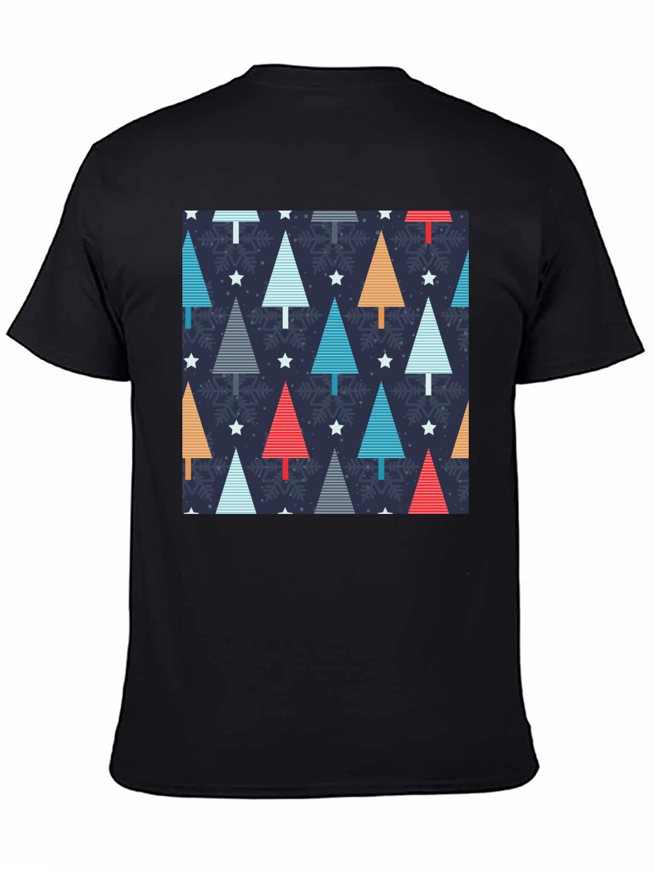 Festive Holiday Tree Pattern T-Shirt
