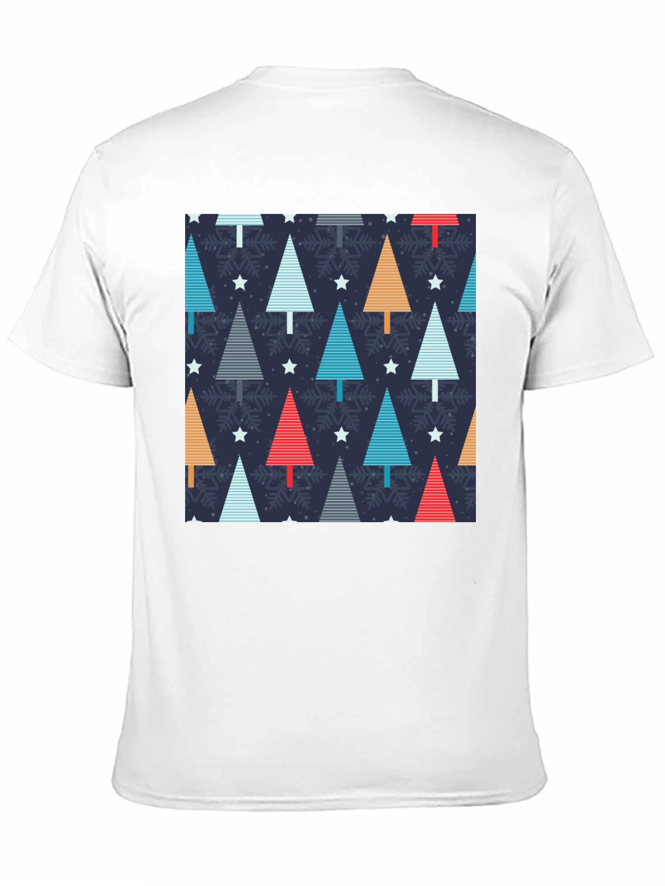 Festive Holiday Tree Pattern T-Shirt