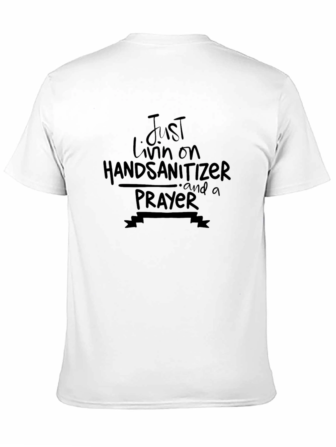 Hand Sanitizer & Prayer Graphic T-Shirt