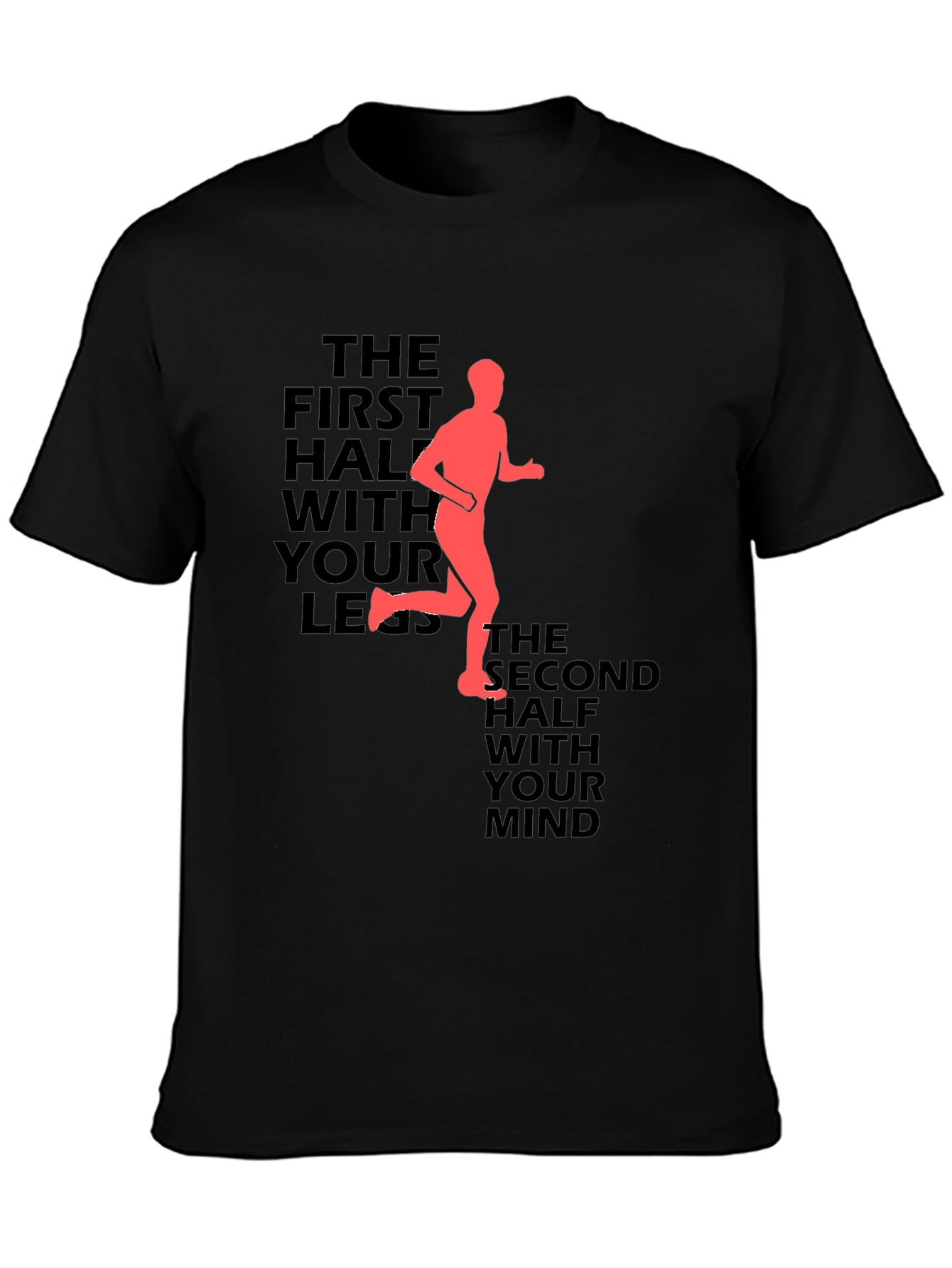 Runners Mindset Graphic Tee - Motivational Running Shirt