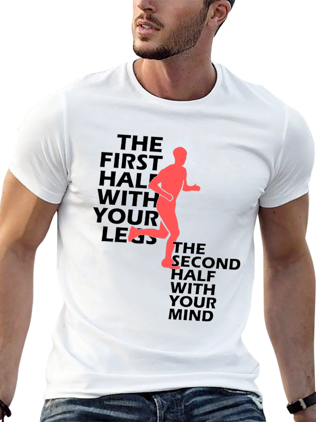 Runners Mindset Graphic Tee - Motivational Running Shirt