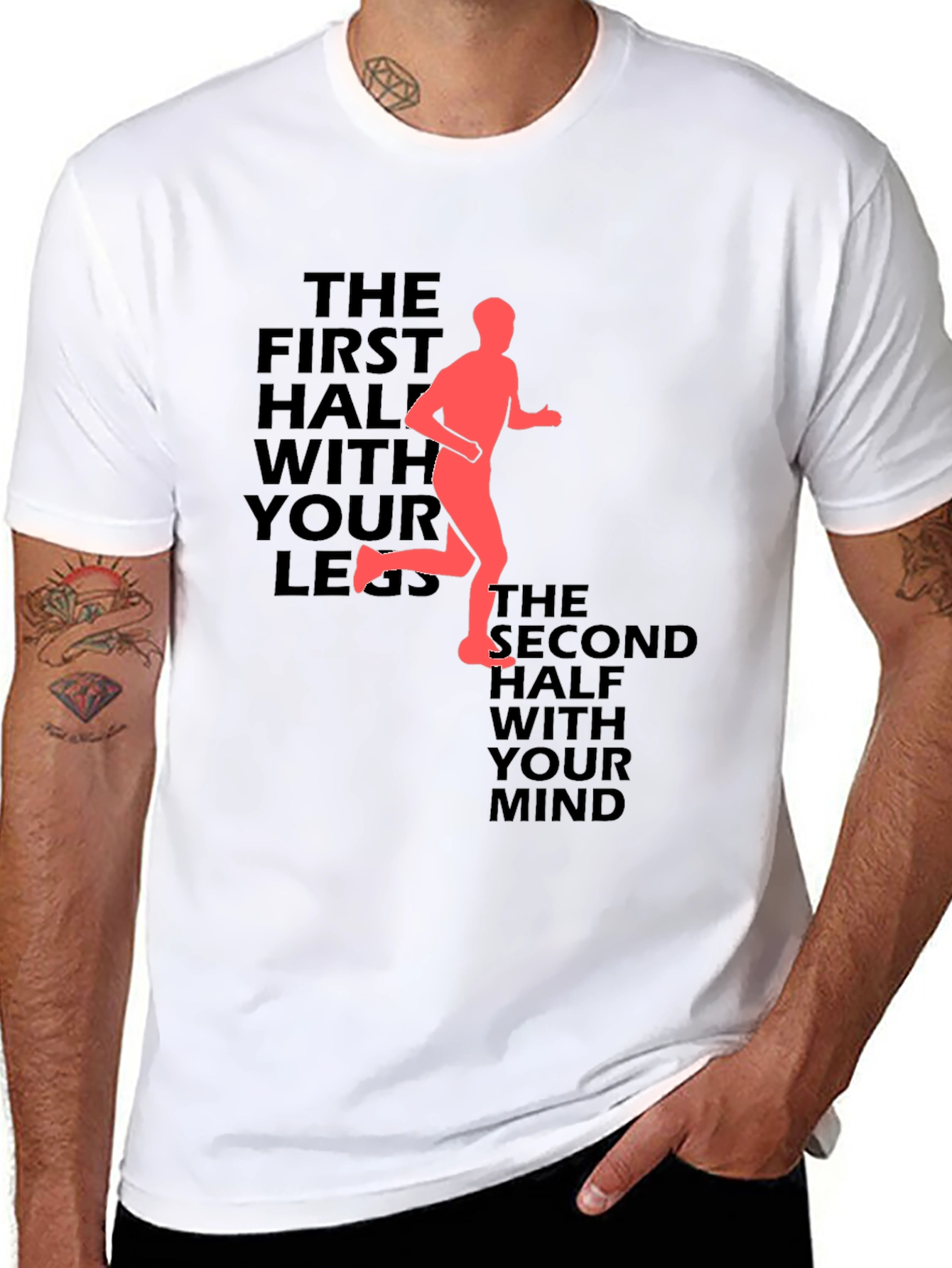 Runners Mindset Graphic Tee - Motivational Running Shirt